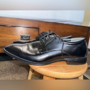 Alfani Black Leather Oxfords